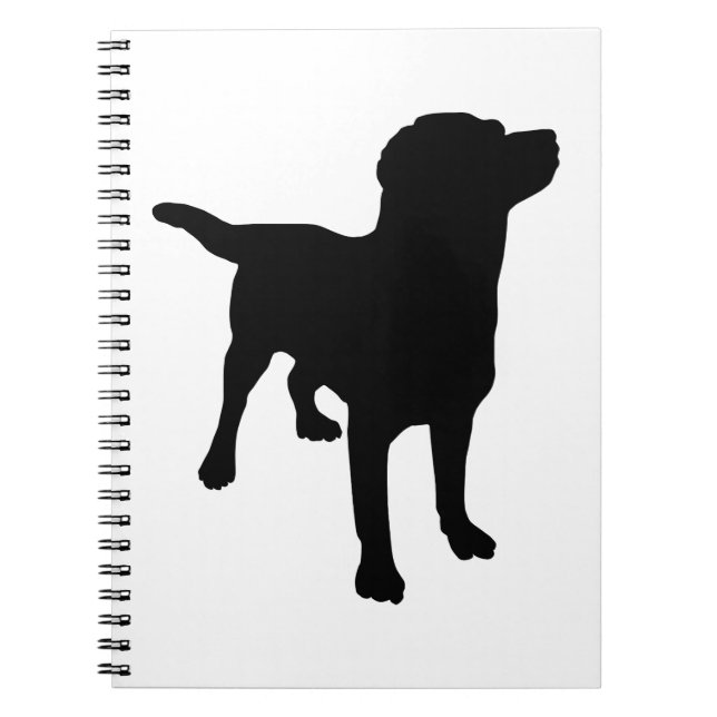 Carnet Silhouette de chien (Devant)