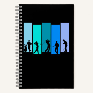 Carnet Silhouette de golfeur