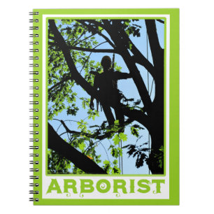 Carnet Silhouette de grimpeur d'arbre : Arboriste