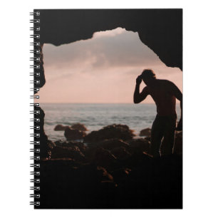 Carnet Silhouette de l'homme dans la grotte