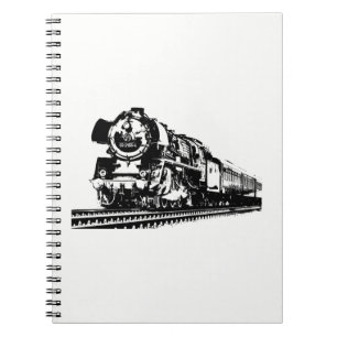 Carnet Silhouette de locomotive