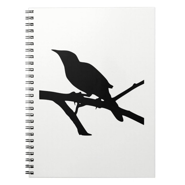 Carnet Silhouette de moqueur (Devant)