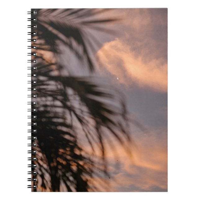 Carnet Silhouette de palmier (Devant)