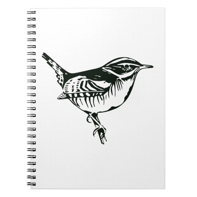 Carnet Silhouette d'oiseau (Devant)