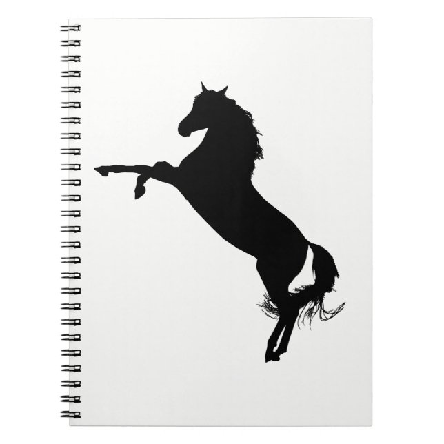 Carnet Silhouette du cheval arabe (Devant)