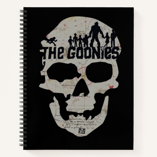 Carnet Silhouette du crâne des Goonies (Devant)