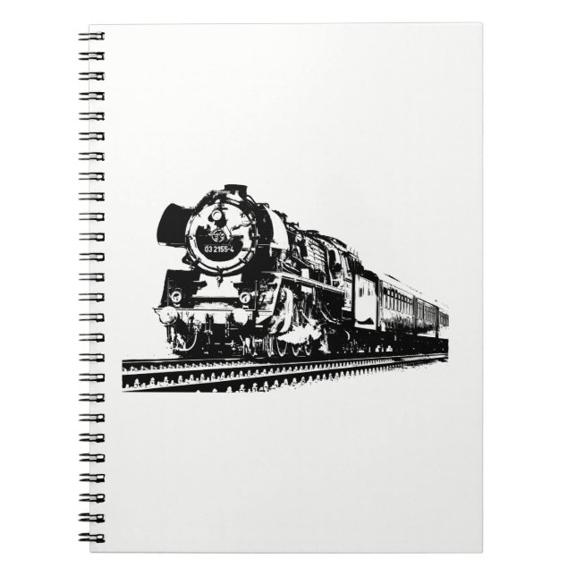 Carnet Silhouette locomotive (Devant)