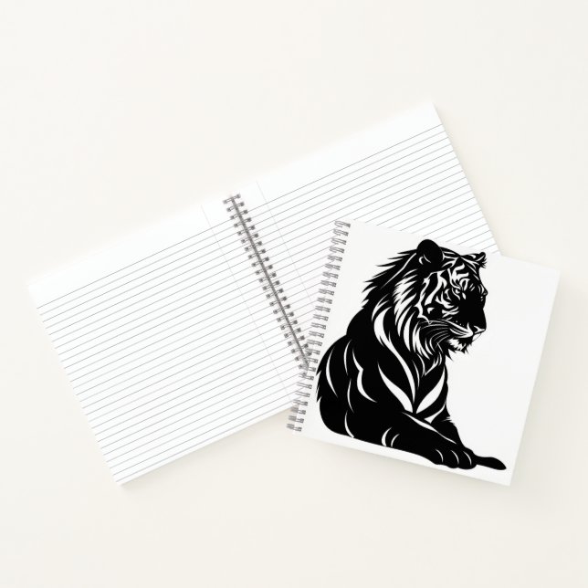Carnet Silhouette Tiger (Intérieur)