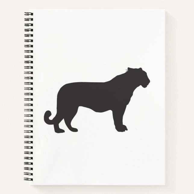 Carnet Silhouette Tiger (Devant)