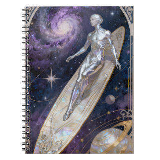 Carnet Silver Surfer Art Nouveau