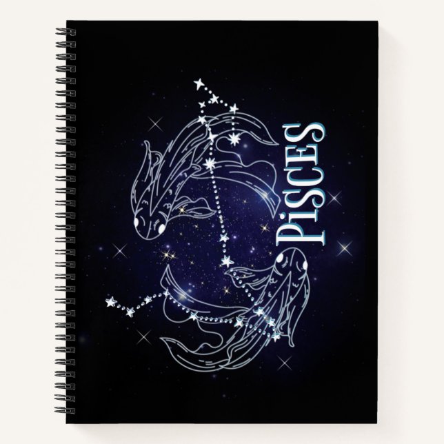 Carnet SIM A Pisces Zodiac.SIGNE Zodiaque À La Mode Pisce (Devant)
