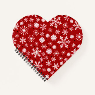 Carnet Simple Flocon de Neige d'Hiver