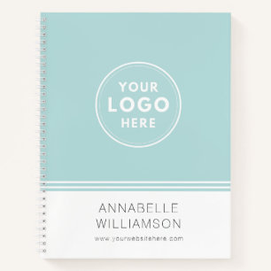 Carnet Simple Logo Aqua entreprise professionnelle person