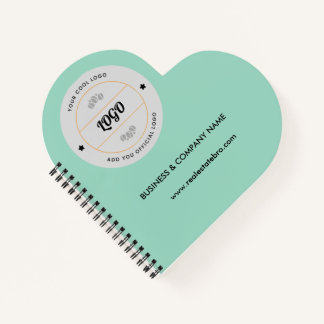 Carnet Simple Logo d'entreprise rond et texte personnalis