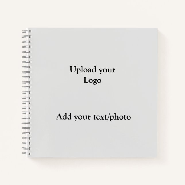 Carnet simple minimal ajoutez le texte de votre logo déta (Devant)