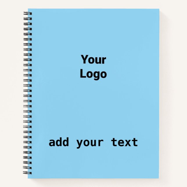 Carnet simple minimal ajoutez votre texte monogramme phot (Devant)