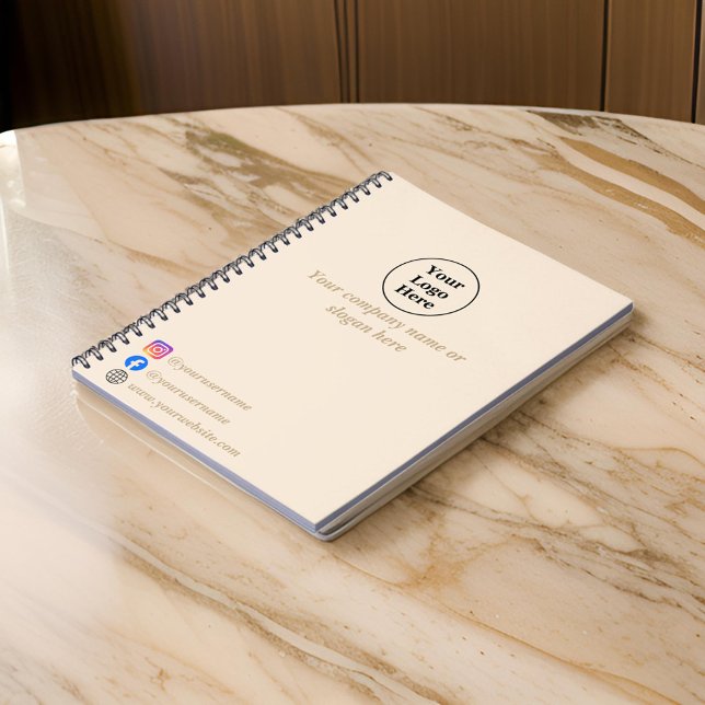 Carnet Simple minimaliste beige (Créateur téléchargé)