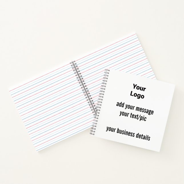 Carnet simple minimum ajouter votre texte photo noël n (Intérieur)
