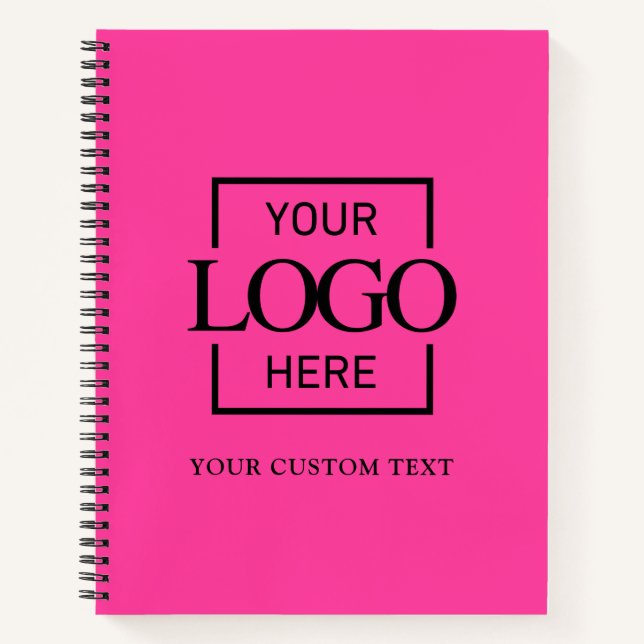 Carnet Simple Personalized Business Logo Promotional  (Devant)