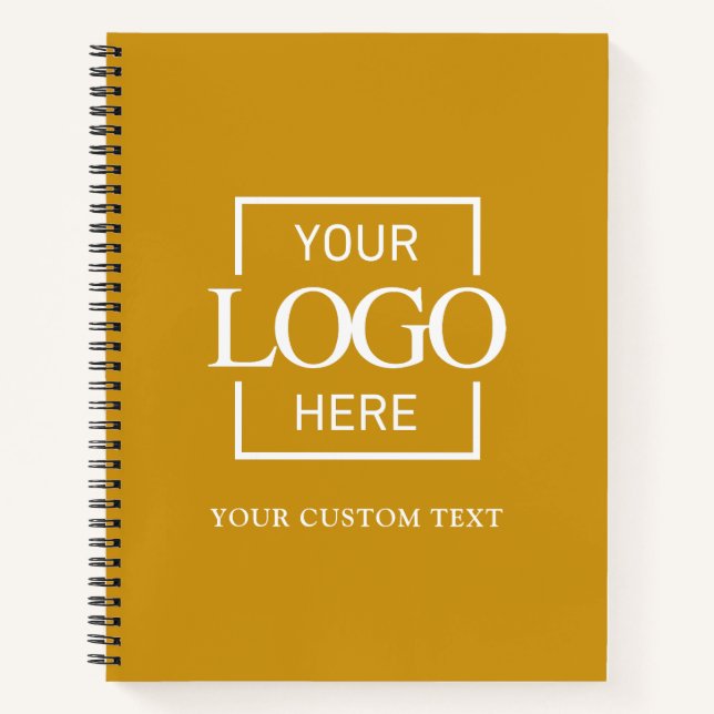 Carnet Simple Personalized Business Logo Promotional  (Devant)