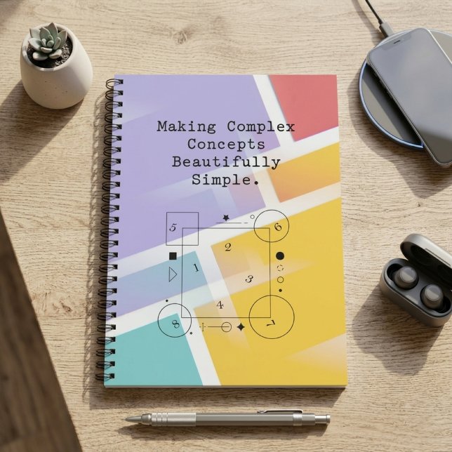 Carnet Simplifier les mathématiques complexes | Concepts  (Créateur téléchargé)