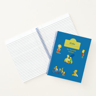 Carnet Simpsons Family Portrait Notebook