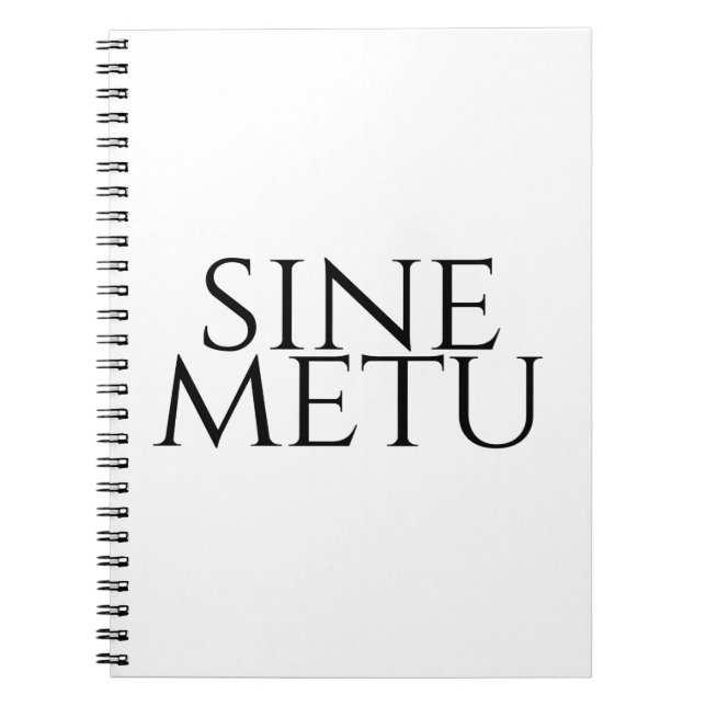 Carnet Sine Metu - Sans Peur (Devant)