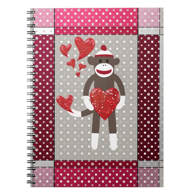 Carnet Singe dans l'amour (Devant)
