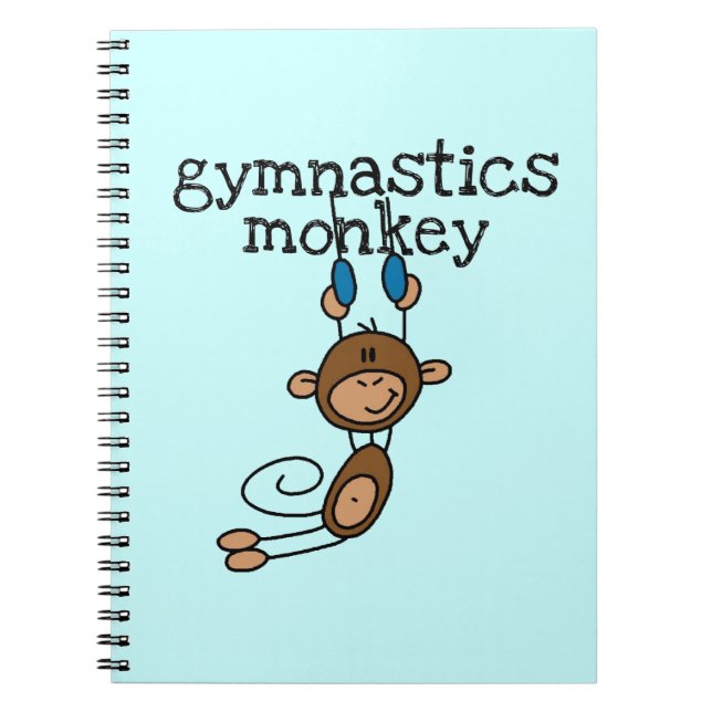 Carnet Singe de gymnastique (Devant)