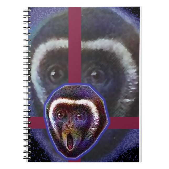 Carnet Singe effrayé (Devant)