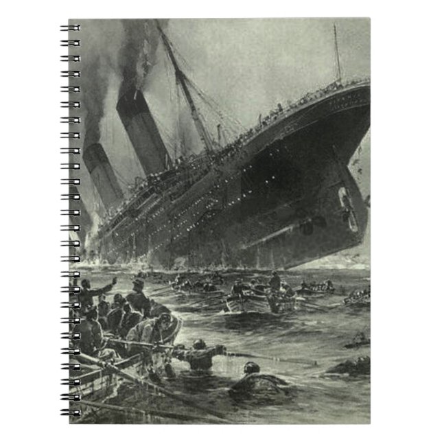 Carnet Sinking RMS Titanic (Devant)