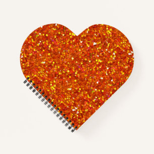 Carnet Sinopia Orange Parties scintillant