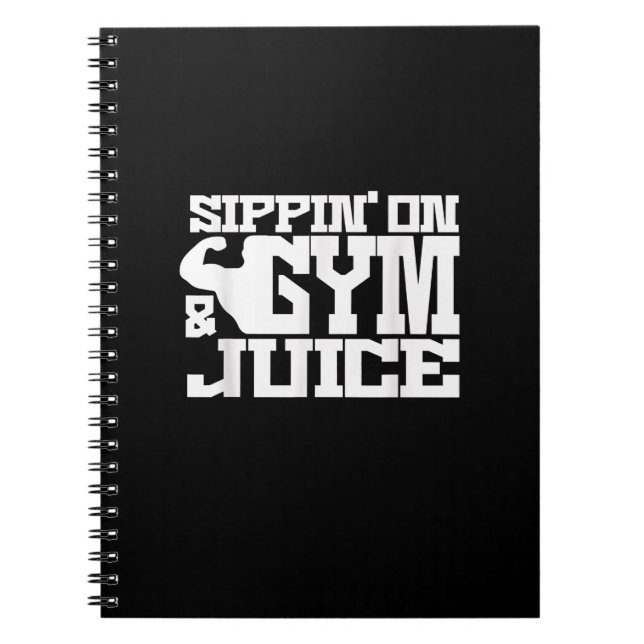 Carnet Sippin Sur Jus De Gym - Les Chemises D'Entraînemen (Devant)