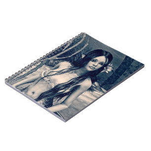 Carnet Sirène Vintage Photo Ancienne Art Fantastique