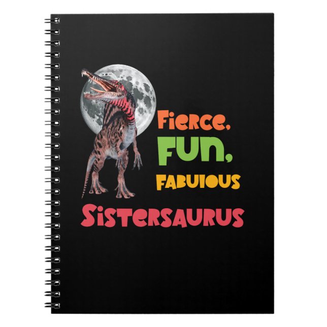 Carnet Sistersaurus: Fierce, fun and fabulous Funny (Devant)