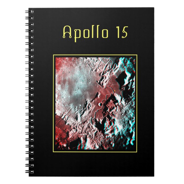 Carnet Site d'atterrissage Apollo 15 Anaglyph iPad Pro Co (Devant)