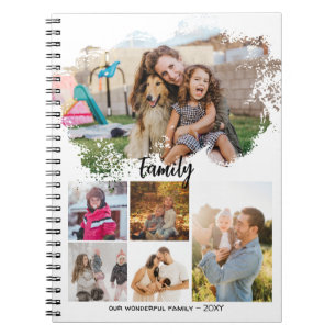 Carnet Six Photos Collage Simple Frame Family Diary