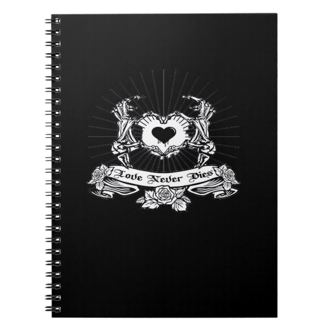 Carnet Skeleton Design à la main classique (Devant)