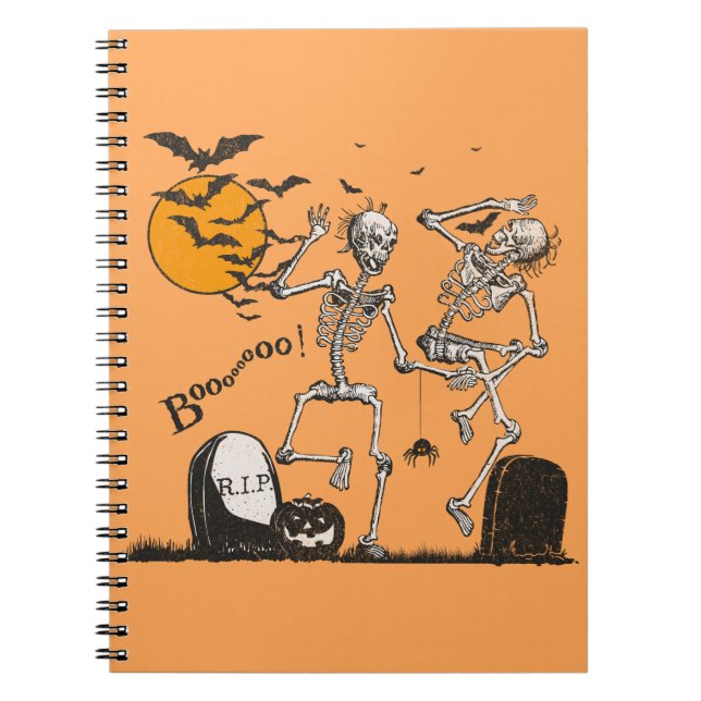 Carnet Skeleton Halloween (Devant)