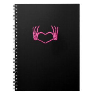 Carnet Skeleton Heart Hands Classic