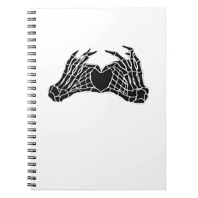 Carnet Skeleton Heart Hands - Classique (Devant)