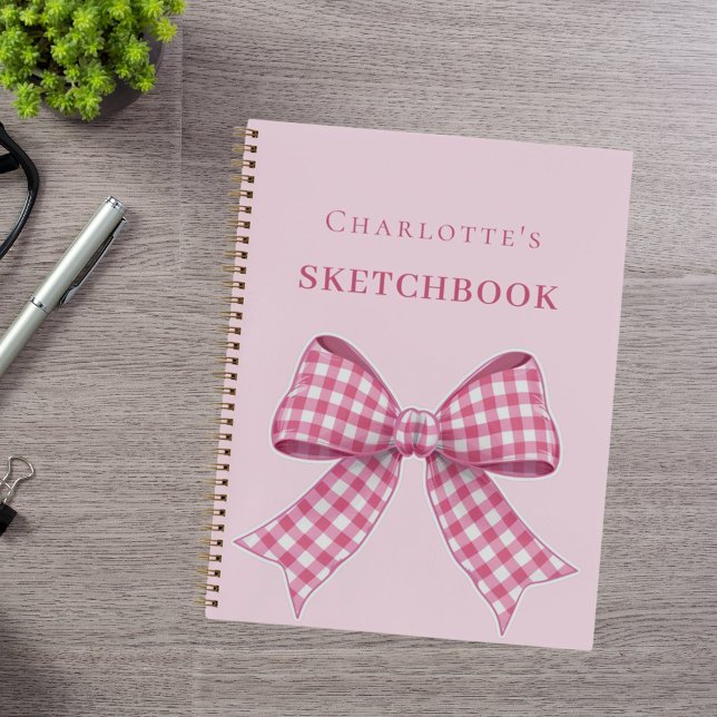 Carnet Sketbook arc rose (Créateur téléchargé)