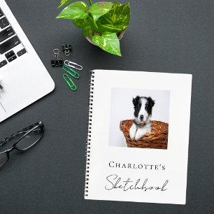 Carnet Sketbook chien photo de chien
