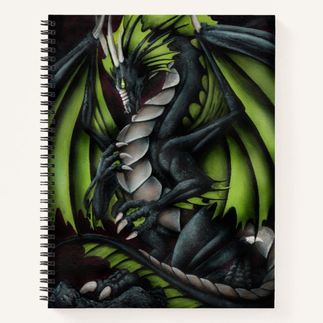 Carnet Sketbook Obsidian Dragon (Devant)