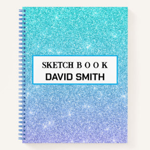 Carnet Sketchbook de Parties scintillant moderne p