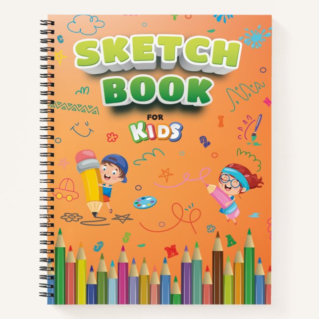 Carnet Sketchbook pour enfants (Devant)