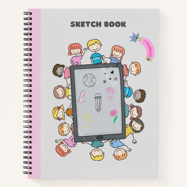 CARNET SKETCHBOOK POUR ENFANTS (Devant)