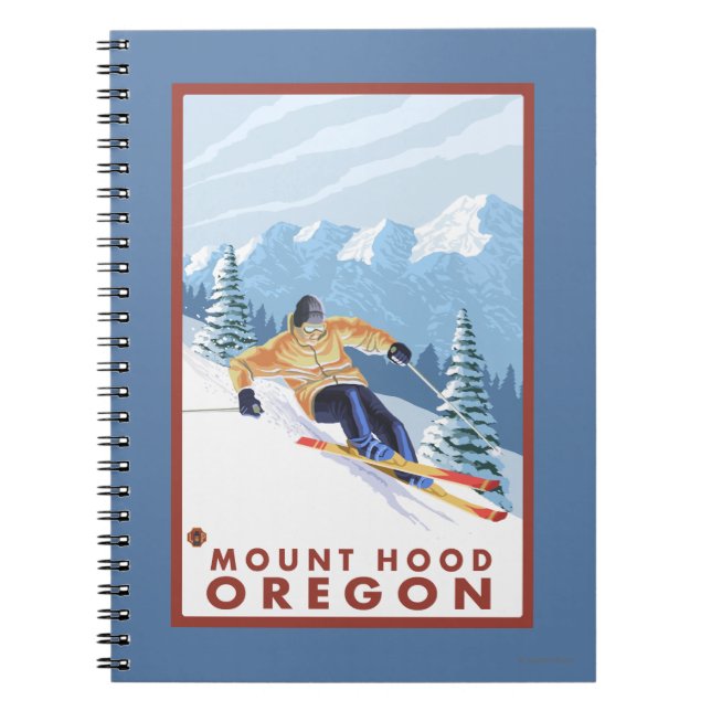 Carnet Ski de neige - Mount Hood, Oregon (Devant)