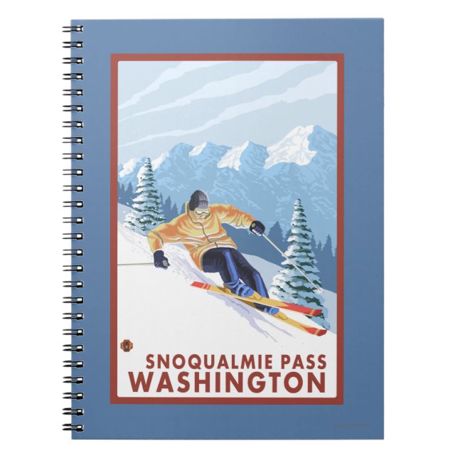 Carnet Skieur de neige - Snoqualmie Pass, WA (Devant)