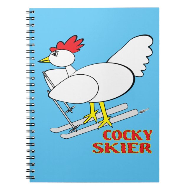 Carnet Skis cocheux (Devant)